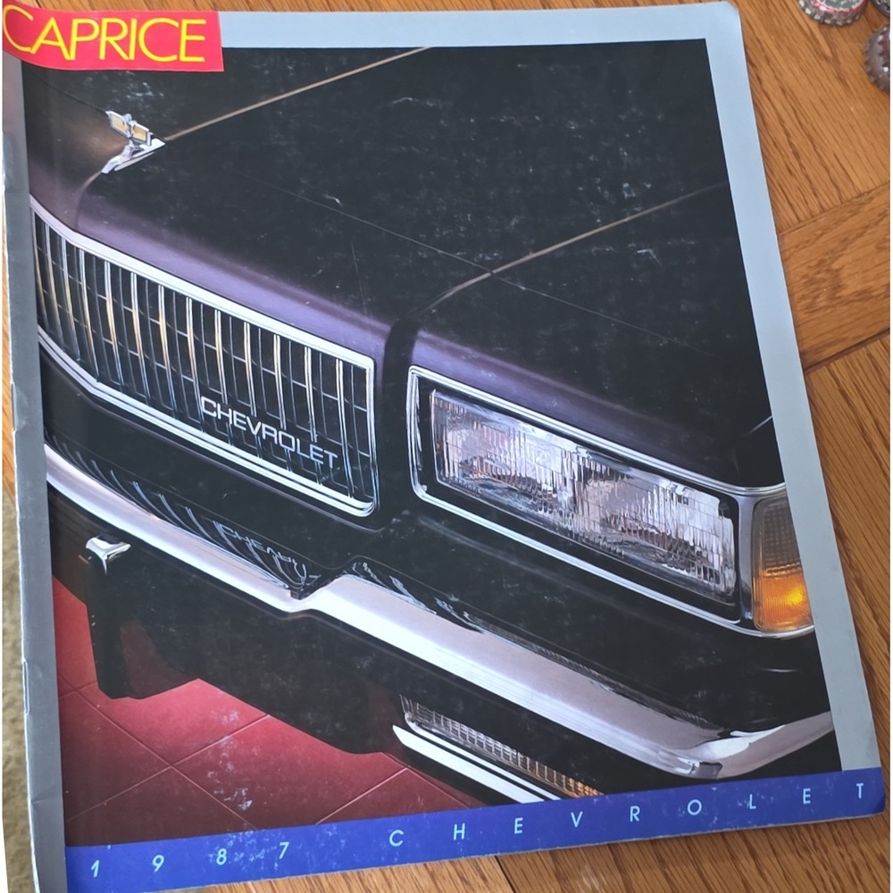 1987 Chevrolet Caprice Classic Brougham Sales Brochure Catalog Original 87 Chevy